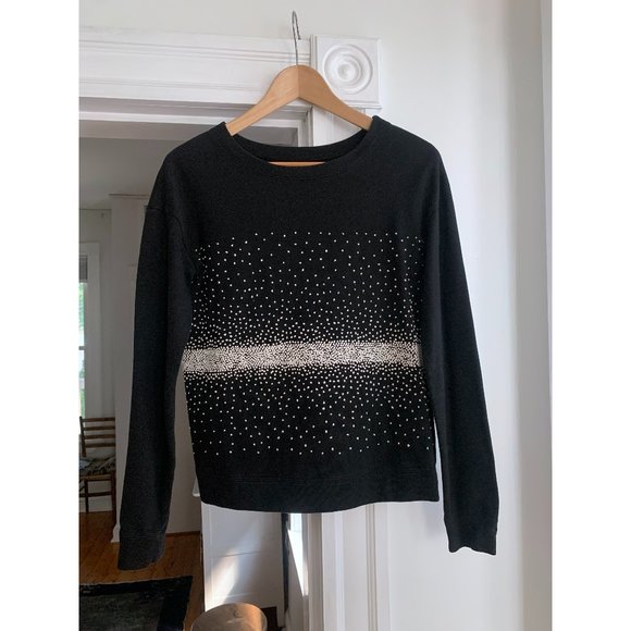 FAMILY French Knot Sweatshirt in Black - Picture 1 of 4